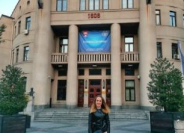 Congratulations to Alyona Zhuk, a student of the Academic and Research Law Institute!